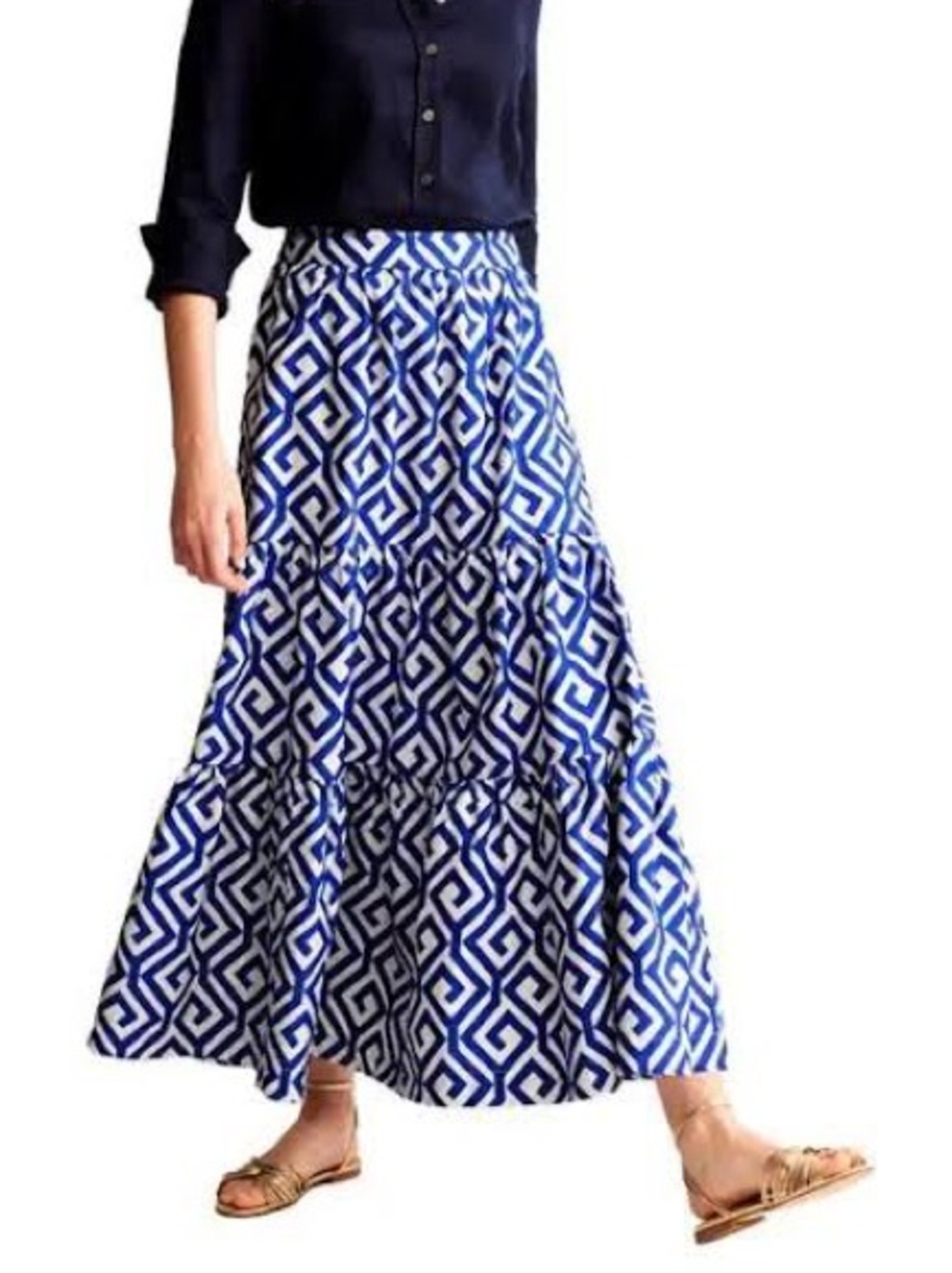 Boden Lorna Tiered Maxi Skirt LIKE NEW in P4